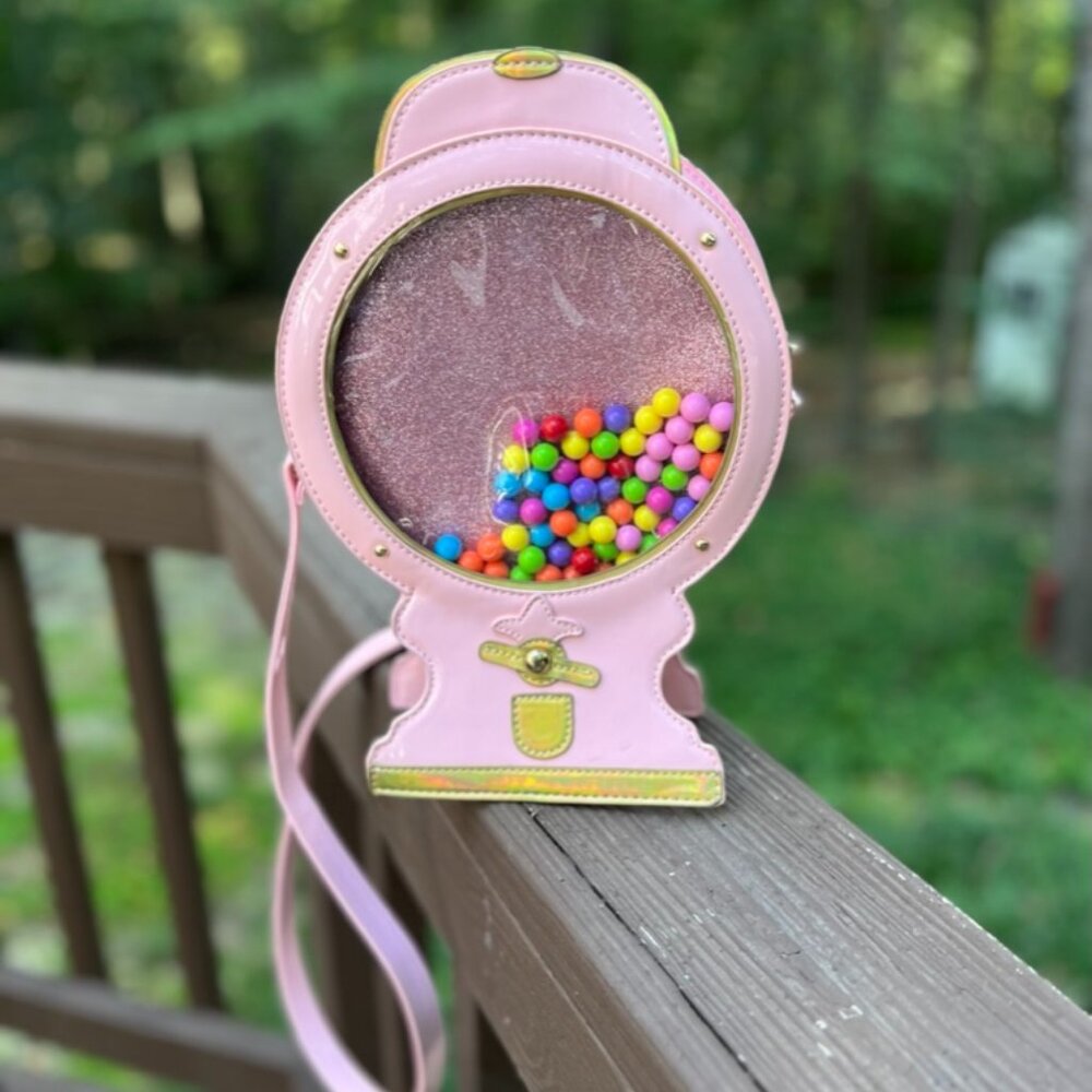 Pink Bubble Gum Machine Purse
